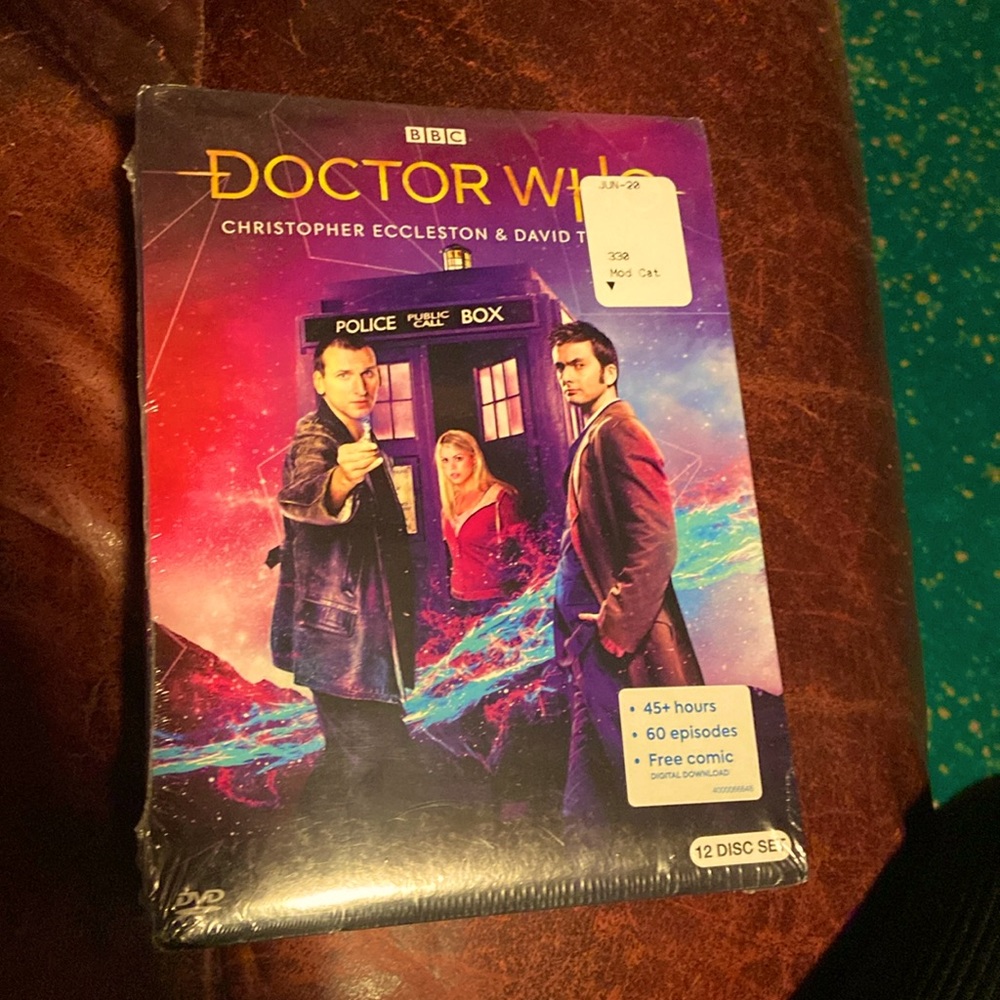 New 12 disc doctor who dvds